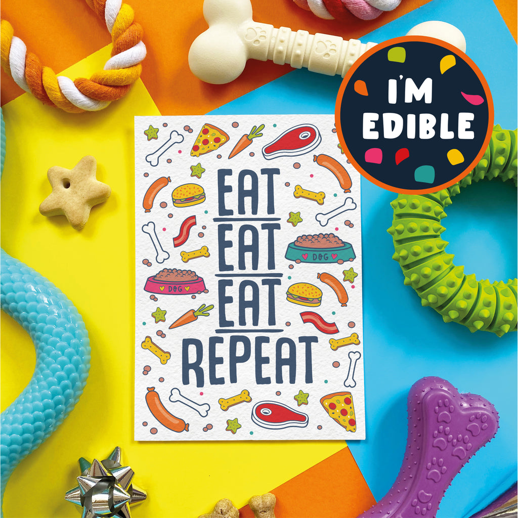 Eat Eat Eat Repeat — Edible Card