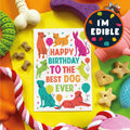 Happy Birthday to the Best Dog Ever — Edible Card