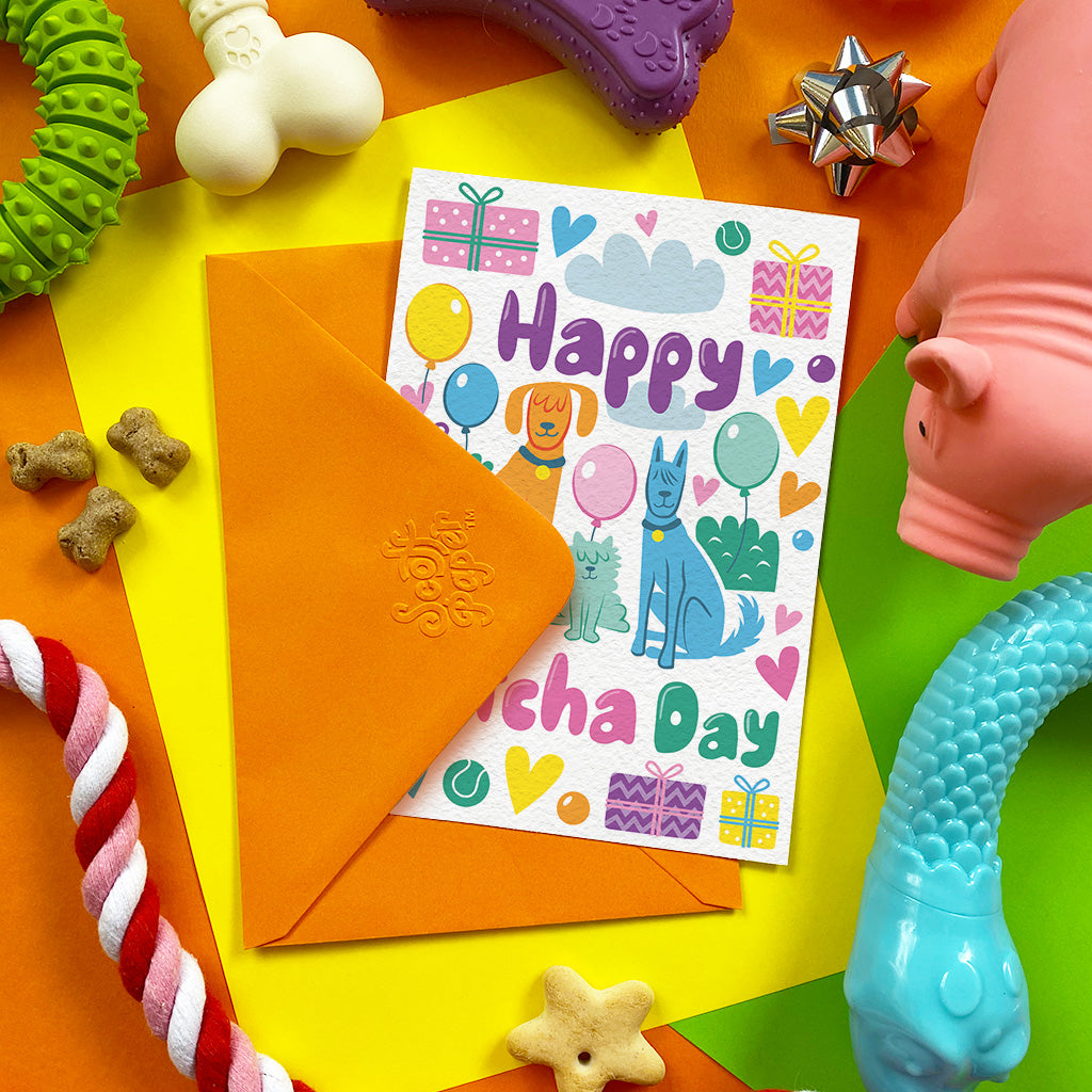 Happy Gotcha Day — Edible Card